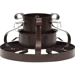 Vidaxl -kerstboomstandaard -zilver -29 X 29 X 15.5 Cm -metaal