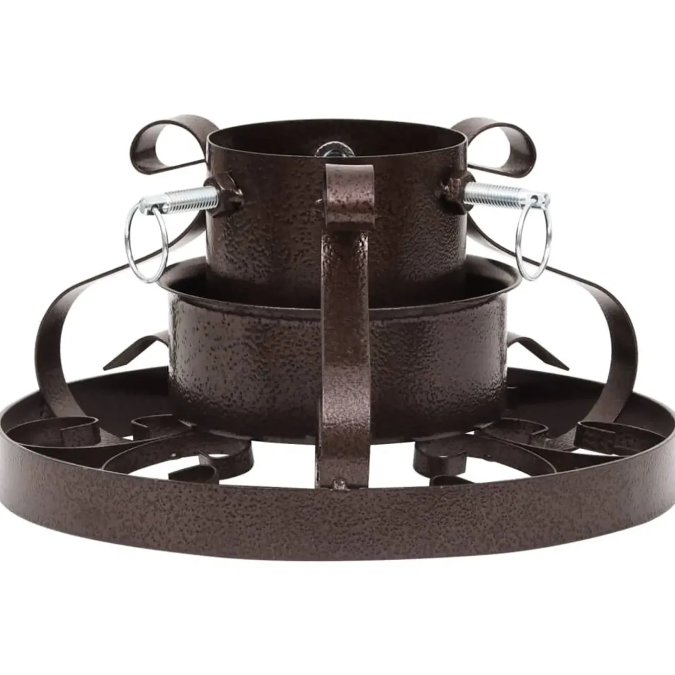 Vidaxl -kerstboomstandaard -zilver -29 X 29 X 15.5 Cm -metaal