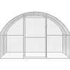 vidaXL Kippenren Zilver 3 X 4 X 2 M Kippen Ren