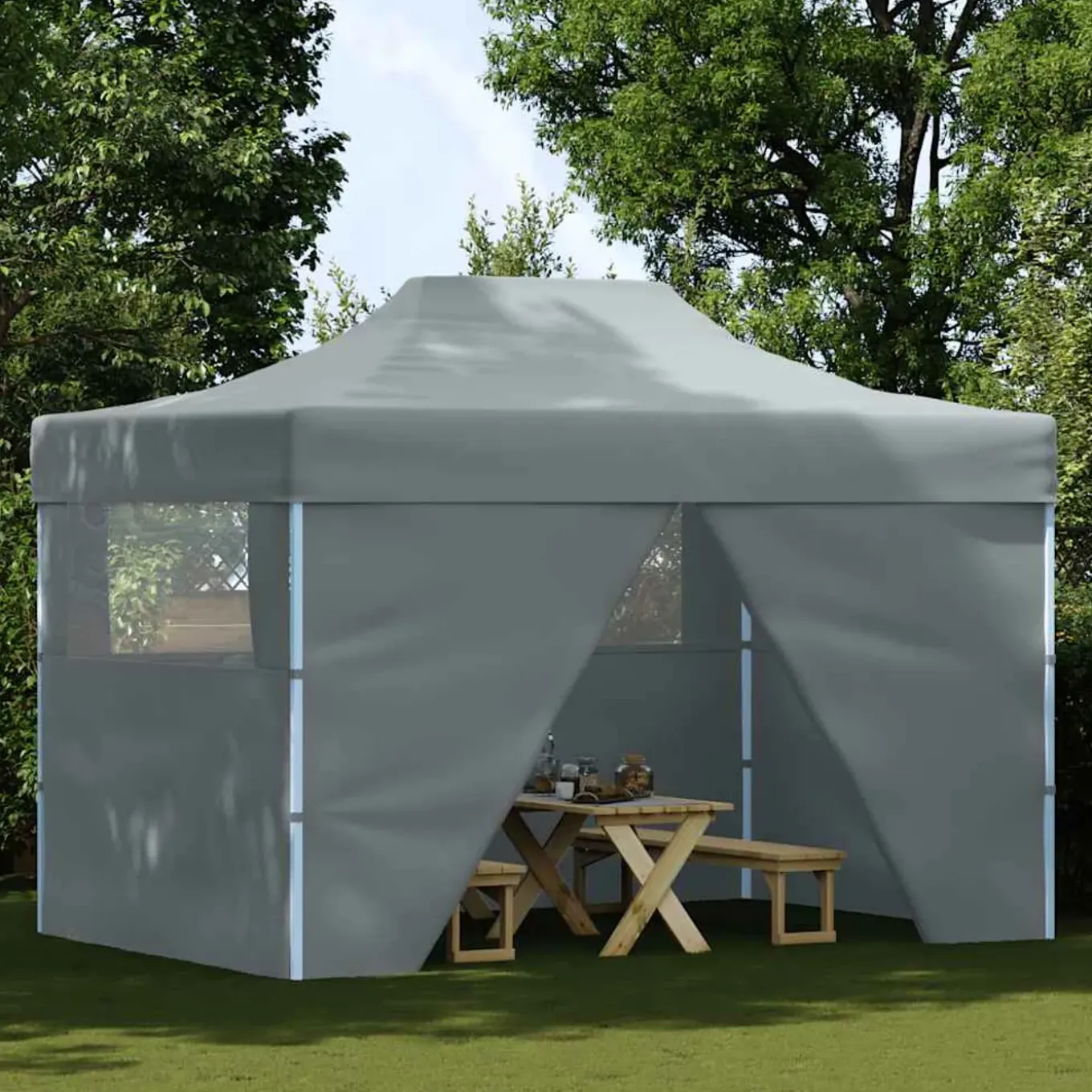 Vidaxl - Klaptent - Uv-bestendig - Antraciet - 431x291x315 Cm