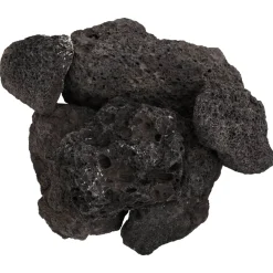 Vidaxl -lavasteen -zwart -10-30 Cm (10 Kg) -steen