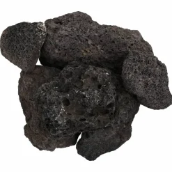 Vidaxl -lavasteen -zwart -10-30 Cm (25 Kg) -steen