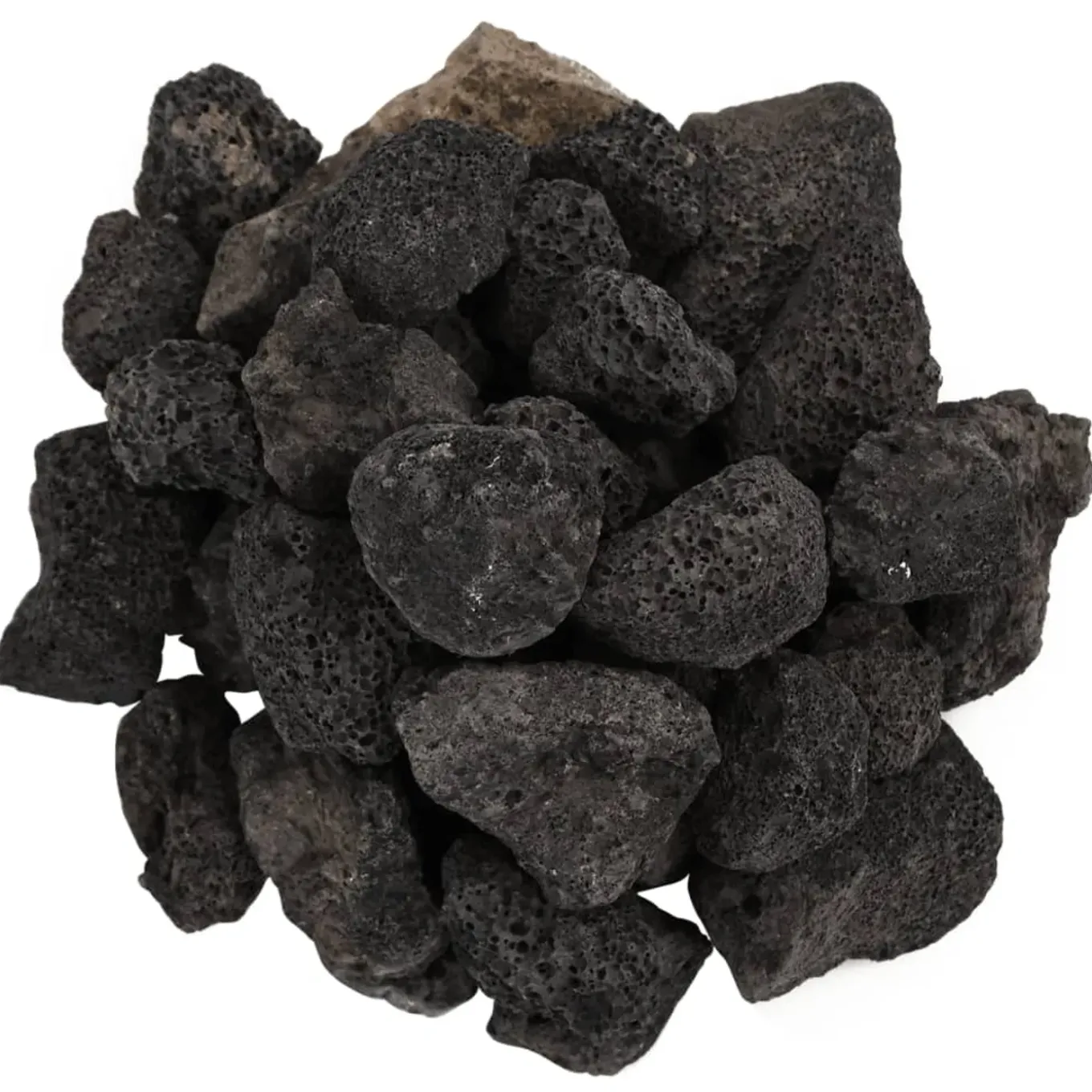 Vidaxl Lavasteen Zwart 3-5 Cm (10 Kg) Vulkanisch Lavasteen