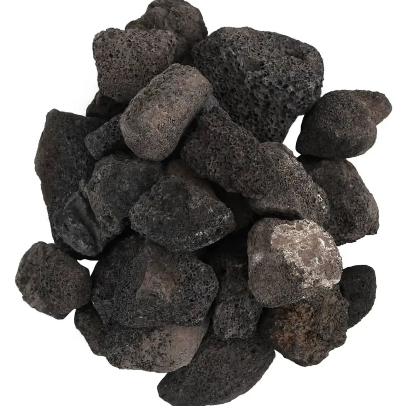 vidaXL Lavasteen Zwart 5-8 Cm (10 Kg) Vulkanisch Lavasteen