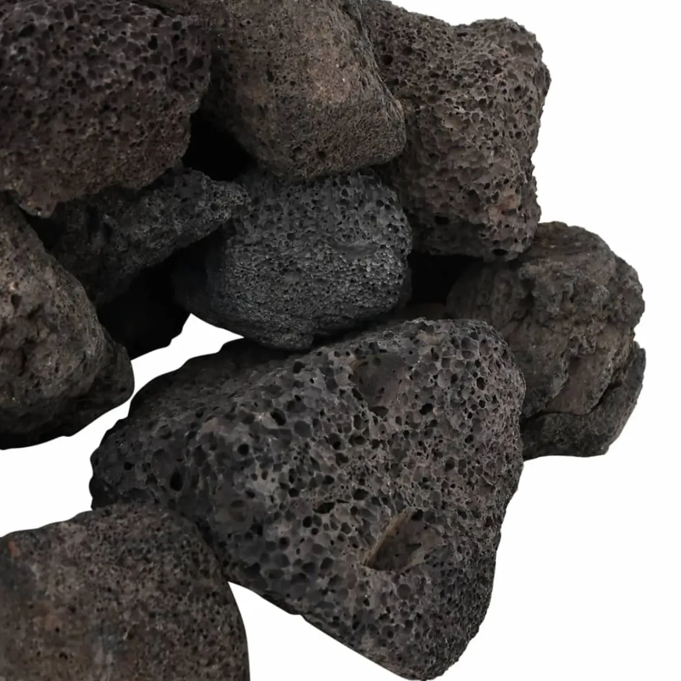 vidaXL Lavasteen Zwart 5-8 Cm (10 Kg) Vulkanisch Lavasteen