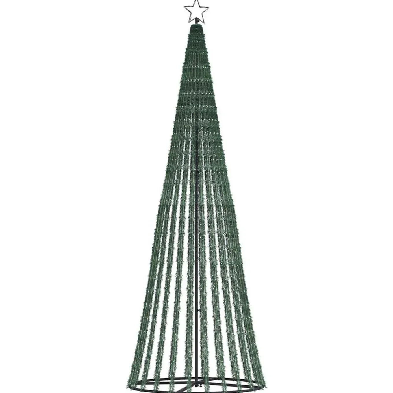Vidaxl Led-kunstkerstboom 1 Wit 247 Cm