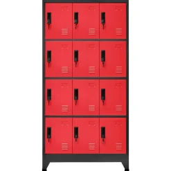 Vidaxl Lockerkast 1 Antraciet Opbergkast