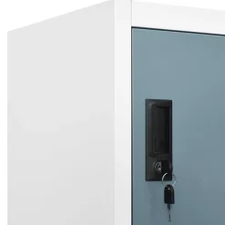 vidaXL Lockerkast 1 Grijs Opbergkast
