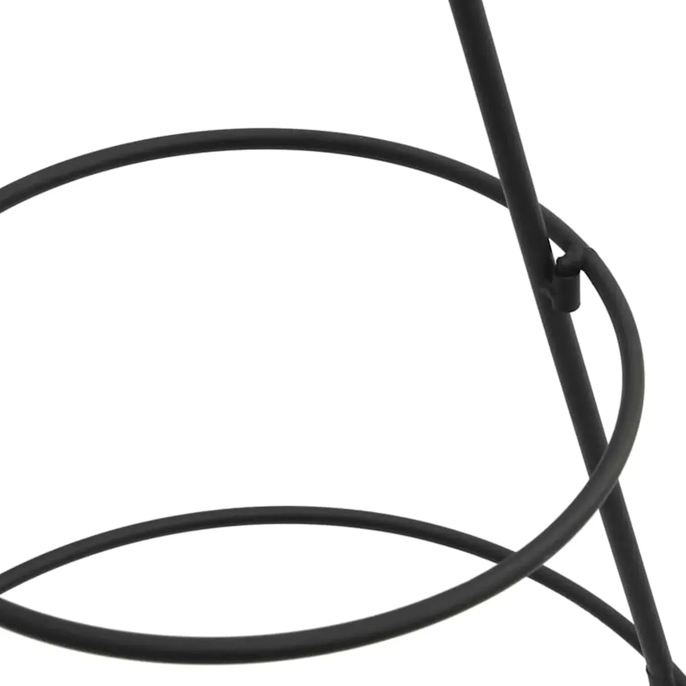 Vidaxl -metalen Kerstboom -zwart -125 Cm -staal