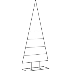 Vidaxl Metalen Kunstkerstboom 1 Zwart 150 Cm