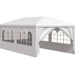 Vidaxl - Partytent - Uv- En Waterbestendig - Staal - Wit - 6x3x2,55 M
