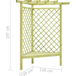 vidaXL Pergola Groen tuinpergola