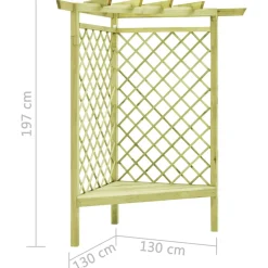 vidaXL Pergola Groen tuinpergola