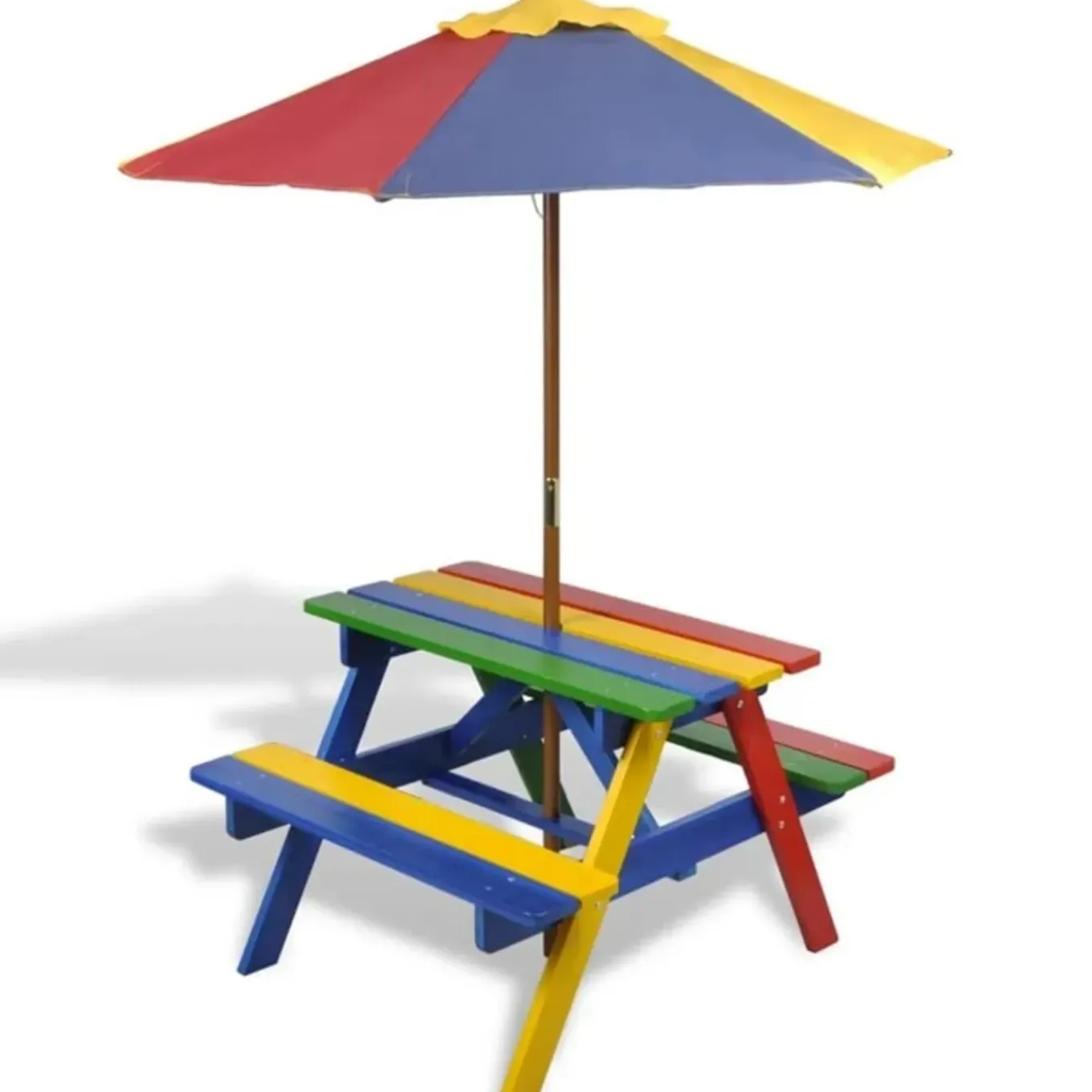Vidaxl -picknicktafel Voor Kinderen -multikleur -hout