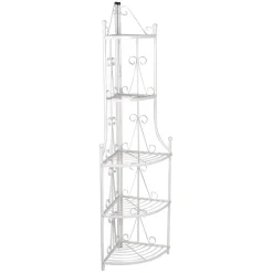 Vidaxl Plantenrek 1 Wit Planten Rek