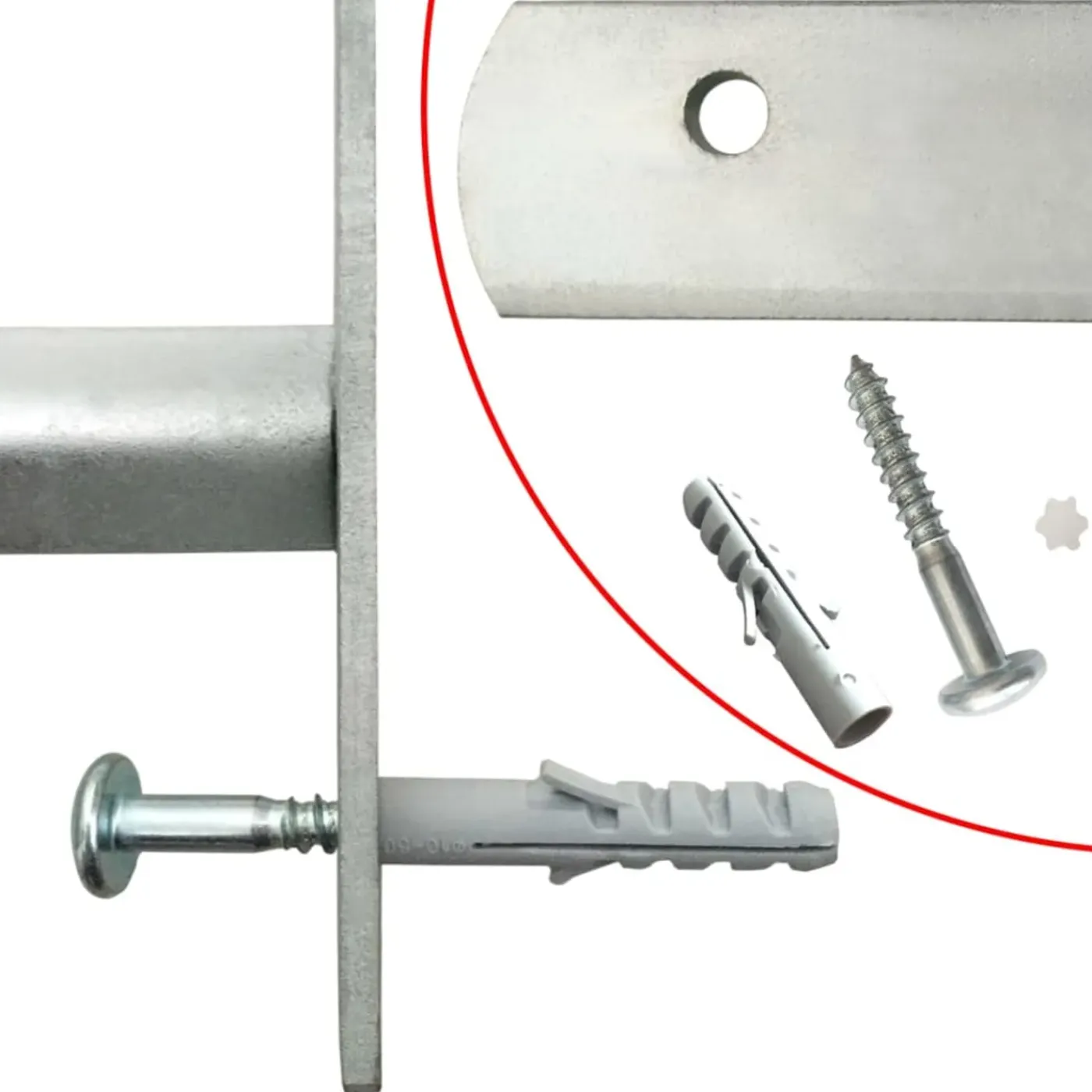 vidaXL Raam Hekwerk 1 Zilver 700-1050 mm raambeveiliging