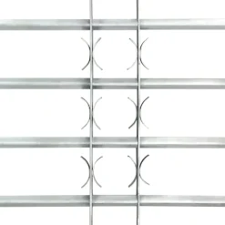 vidaXL Raam Hekwerk 1 Zilver 700-1050 mm raambeveiliging