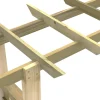 vidaXL - Rozenboog - Rotbestendig - Grenenhout - Groen - 150x60x204 Cm
