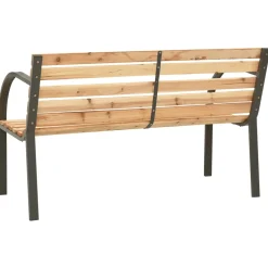 vidaXL Tuinbank 1 Bruin tuinbankje