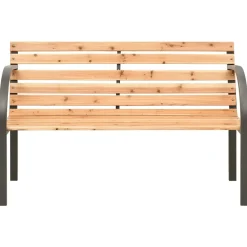 vidaXL Tuinbank 1 Bruin tuinbankje