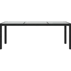 Vidaxl Tuinset Zwart 190 Cm Tafellengte Eethoek
