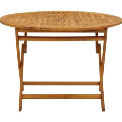 vidaXL - Tuintafel - Opklapbaar Acaciahout - Bruin - 110x75 Cm
