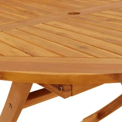 vidaXL - Tuintafel - Opklapbaar Acaciahout - Bruin - 110x75 Cm