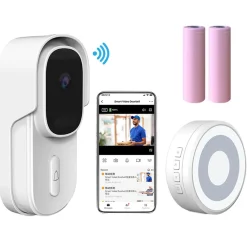 Smartlife Domotica Video Deurbel Voor Buitengebruik Met Full Hd Camera Infrarood Nachtzicht En Ip65 Waterdicht