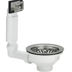 Viega korfplug met overloop Ø90mm