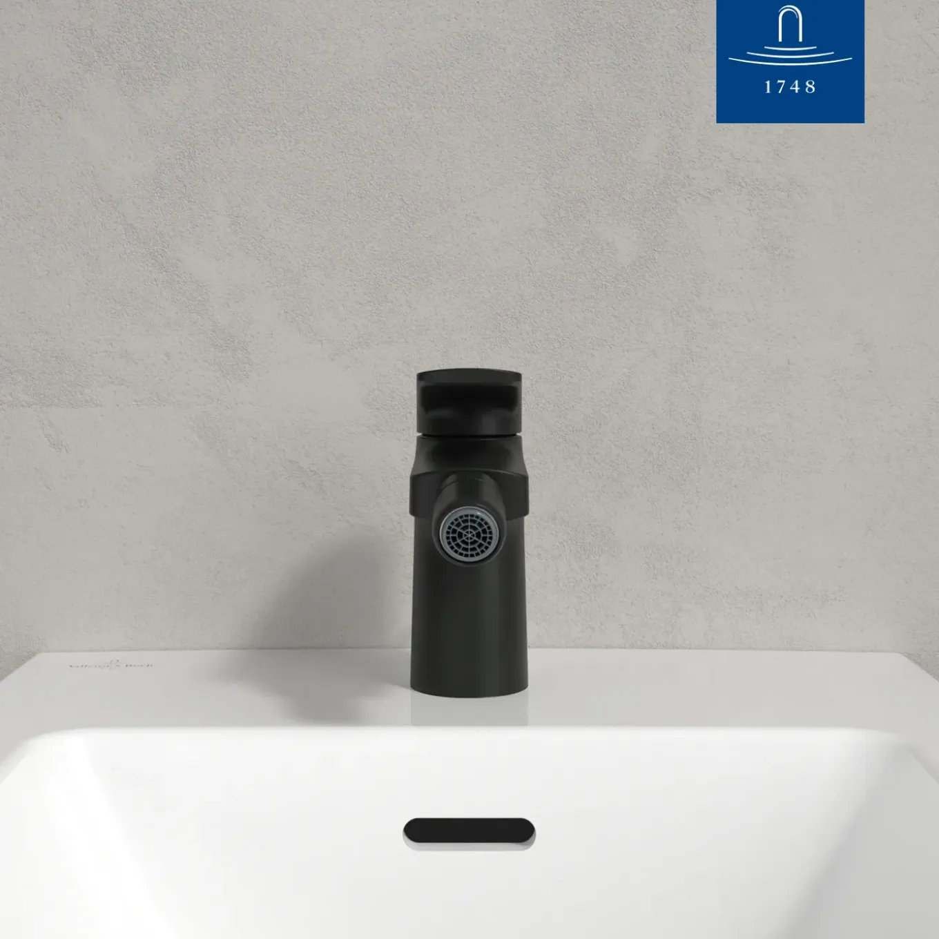 Villeroy & Boch - Bidetkraan - Oasis - Matzwart - 73 Mm - Eengreeps