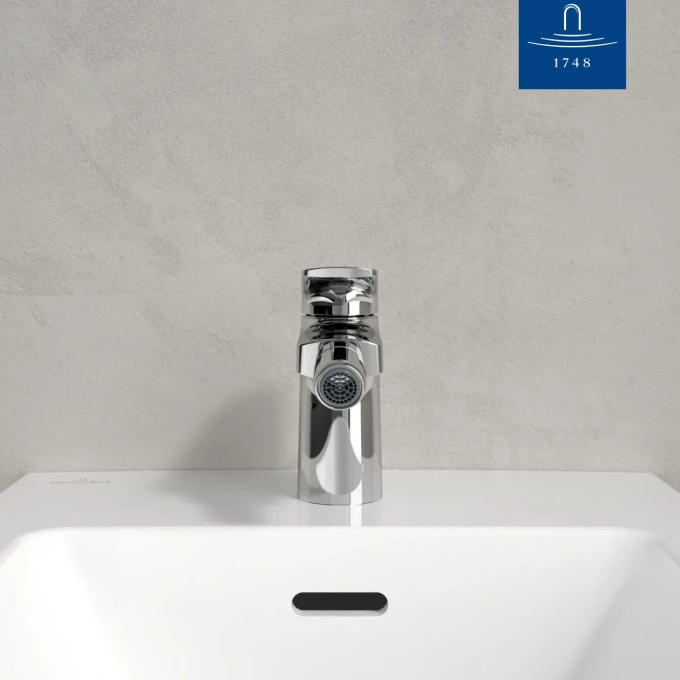 Villeroy & Boch - Bidetkraan - Oasis - Chroom - 73 Mm - Eengreeps