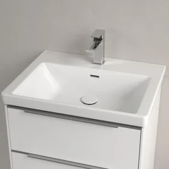 Villeroy & Boch Subway 3.0 Meubelwastafel - 60x47cm - 1 Kraangat - Met Overloop - White Alpine