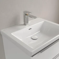 Villeroy & Boch Subway 3.0 Meubelwastafel - 60x47cm - 1 Kraangat - Met Overloop - White Alpine