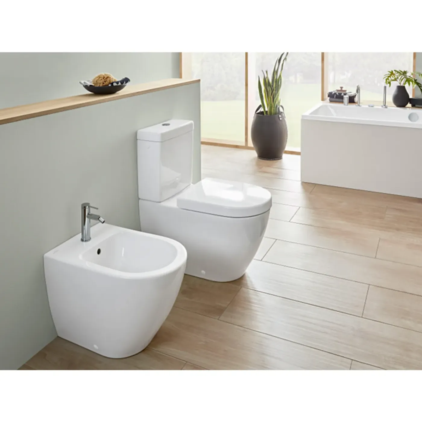Villeroy & Boch Subway 2.0 Wandbidet - 56.5x37.5x28cm - Met Overloop - White Alpine (glans Wit)