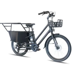 Villette Le Prolonge Longtail Transportfiets Zwart