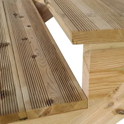 Vinuovo Milano Buitentrap 6 Treden - Bordes L189 X B120 Cm - Leuning L+r
