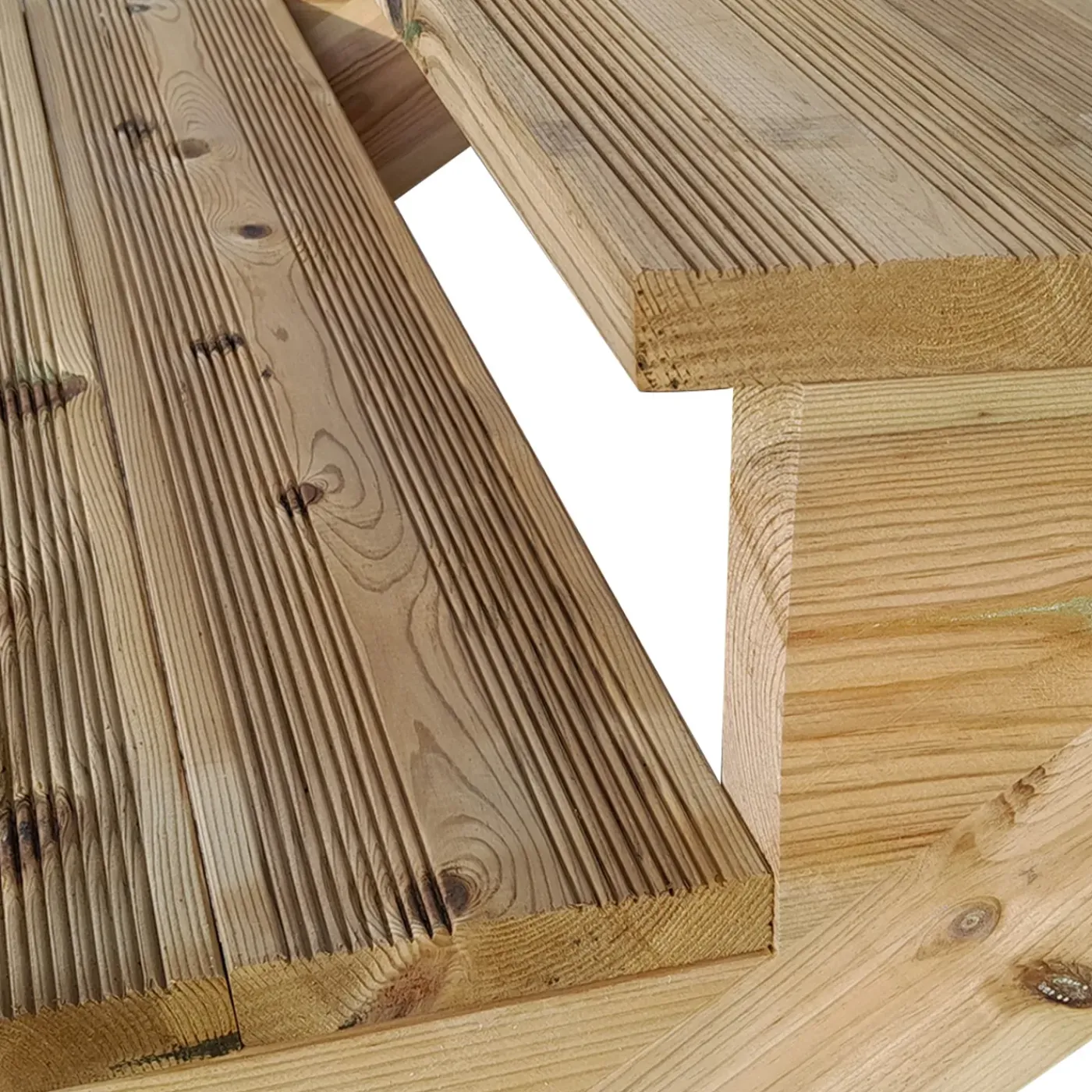Vinuovo Milano Buitentrap 5 Treden - Bordes L189 X B120 Cm - Leuning R+a