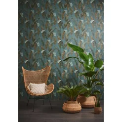 Overig Vinylbehang Leaf groen