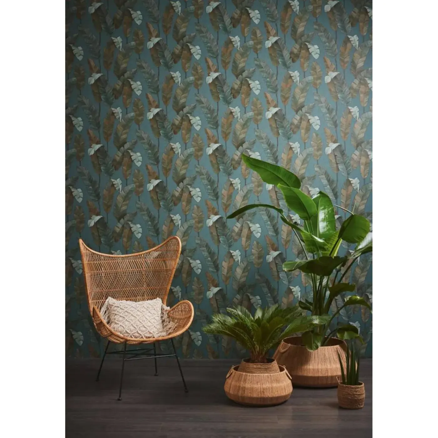 Overig Vinylbehang Leaf groen
