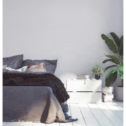 Vinylbehang op vlies 393851 uni grijs