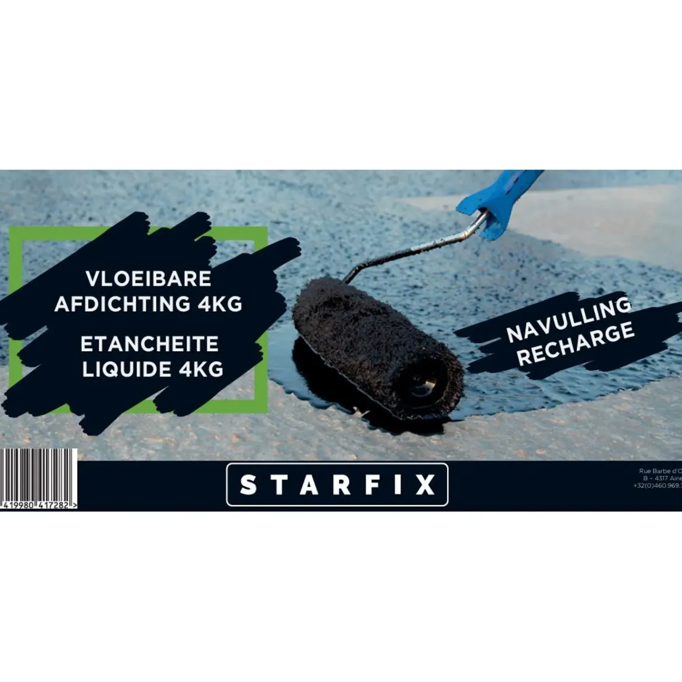 Overig Vloeibare Afdichting - Blauw - 4kg