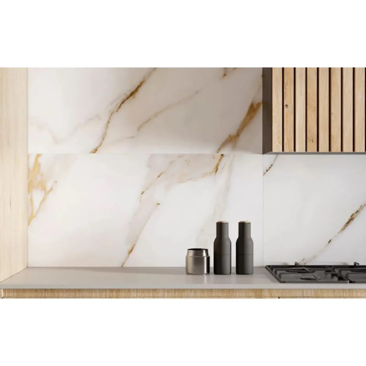 Overig Vloertegel Calacatta Gold - Marmerlook Goud - 32x62,5cm - 1m²
