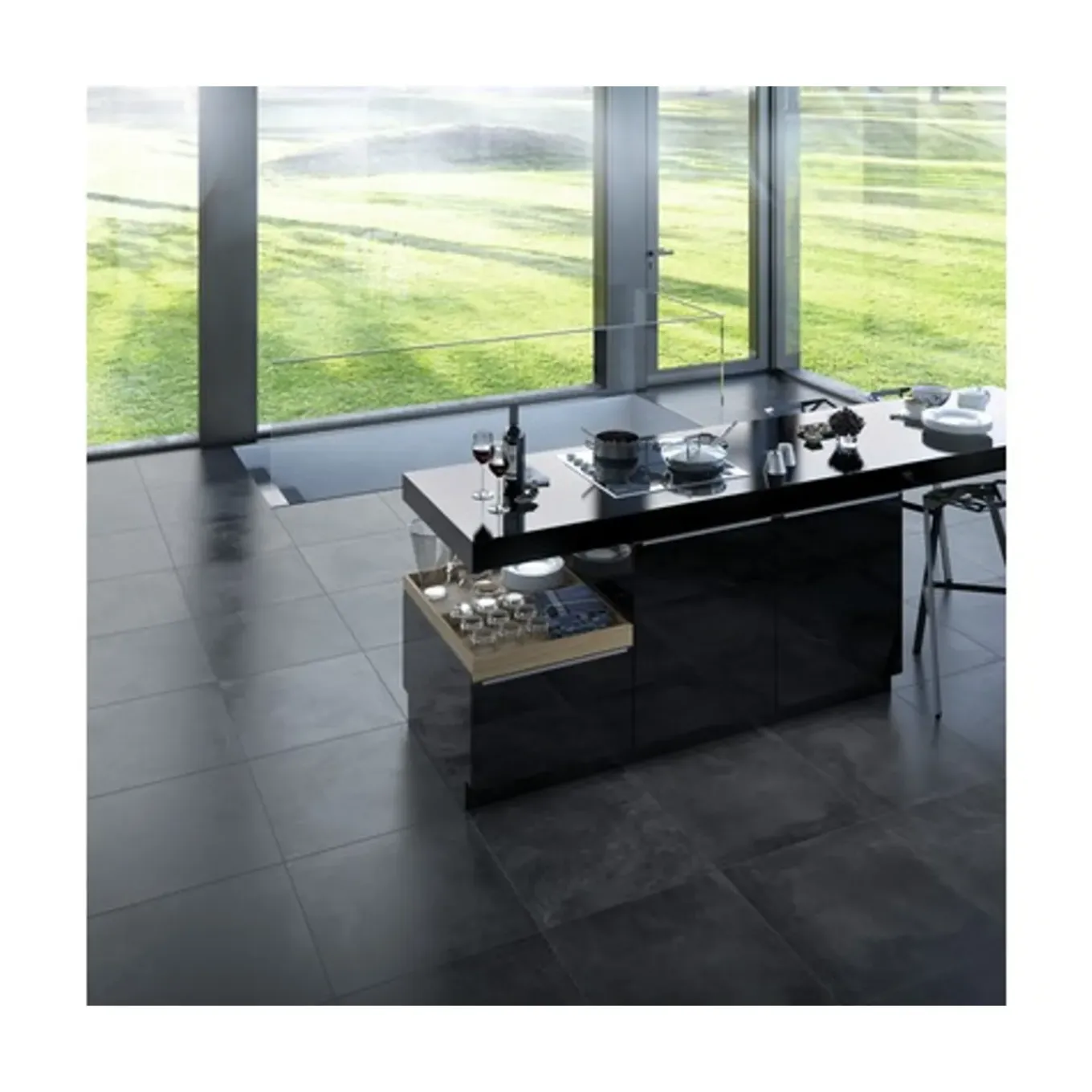 Vloertegel Downtown Mist - Betonlook - 30x60cm - 1,44m²
