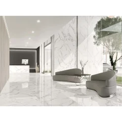 Vloertegel Torano Statuario - Marmerlook Wit - 60x60cm - 1,44m²