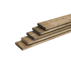 Vlonderplank - Grenen - Grof Geprofileerd / Reliëf - 300x14,5x2,8cm