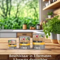 V33 meubellak donkere eik zijdeglans 500ml