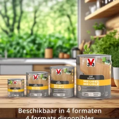 V33 meubellak transparant hoogglans 250ml