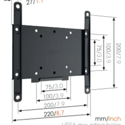 Vogel's wand TV steun MA 2000 zwart metaal 19 tot 40