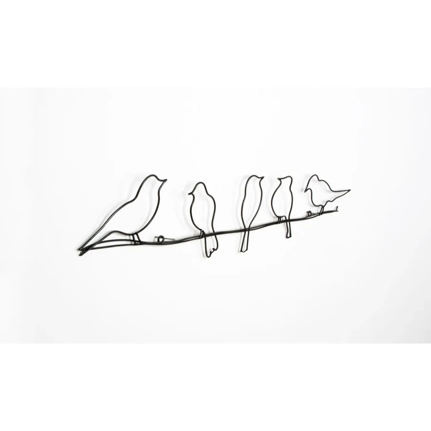 Overig Vogeltjes Metal Art Donkergrijs 12,5x60 Cm