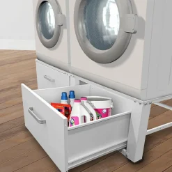 Vonia Wasmachine en Droger verhoger - Dubbel- Wit